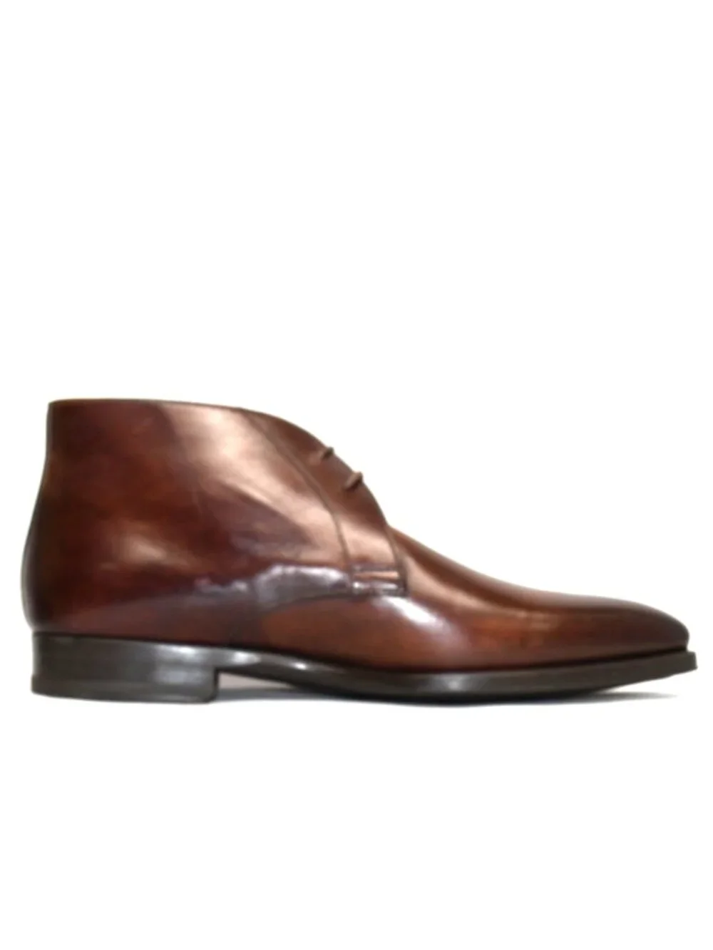 New! Magnanni Men Smooth Leather Chukka Boot Cognac Brown 13 US 24198 DD537 46